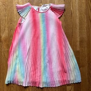 H&M Rainbow Pleated Dress, Girls Size 7 (US)